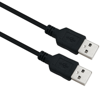 helos Anschlusskabel, USB 2.0 A Stecker/A Stecker, 2,0m, schwarz helos Anschlusskabel, USB 2.0 A Stecker/A Stecker, 2,0m, schwarz