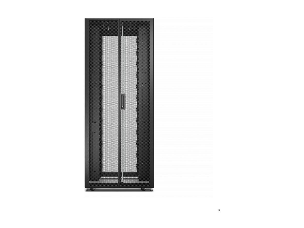 APC Easy Rack - Schrank Netzwerkschrank - Schwarz - 42HE - 48.3 cm (19")