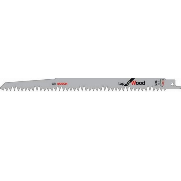 Bosch Top for Wood S 1531 L Säbelsägeblatt für Frischholz, Feuerholz, grobes Holz
