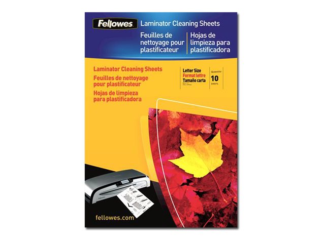 10 Fellowes Reinigungskarton fuer Laminiergeraete glaenzend fuer diverse Formate bis A3 10 Fellowes Reinigungskarton fuer Laminiergeraete glaenzend fuer diverse Formate bis A3