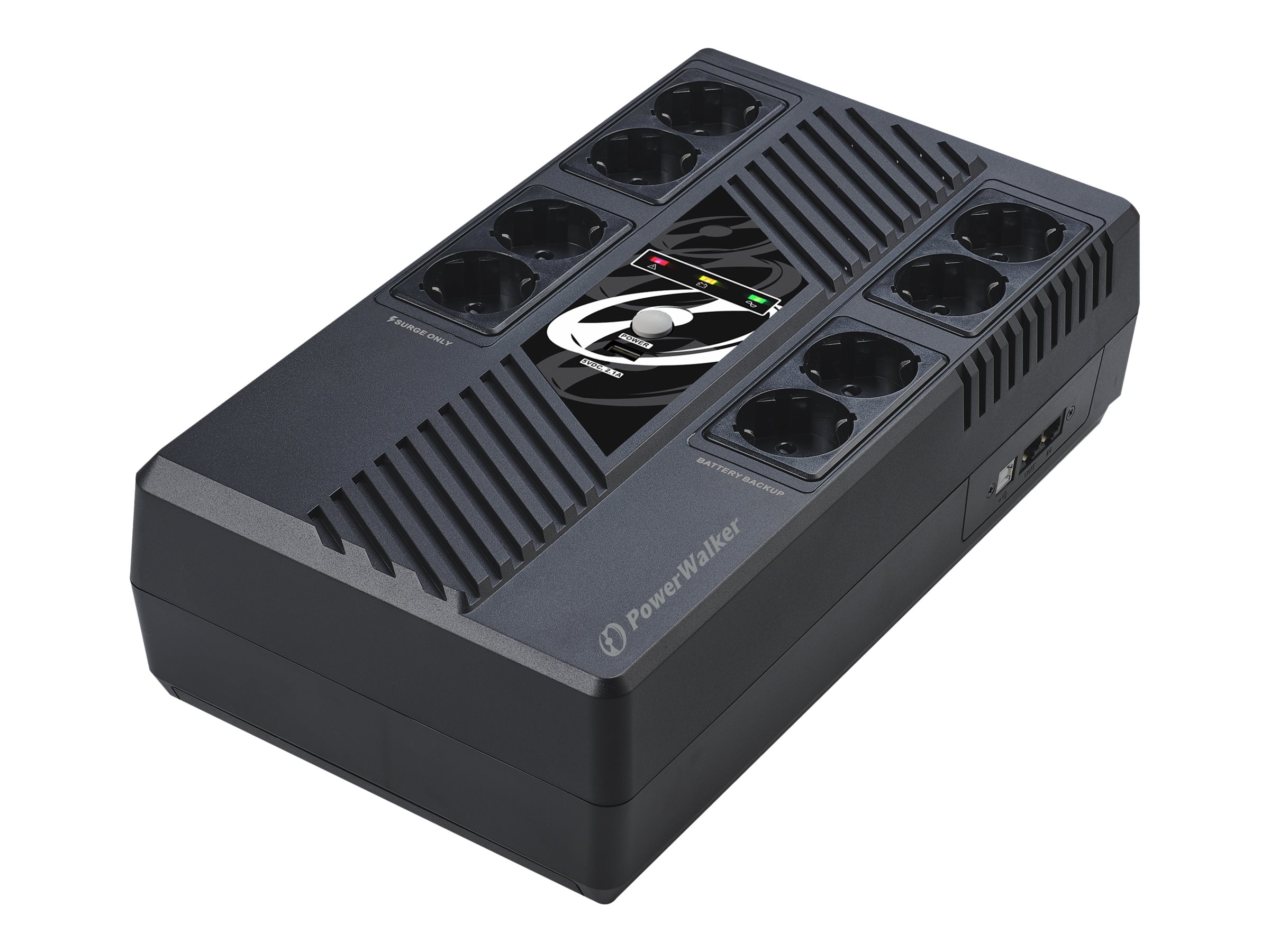 POWERWALKER VI 1000 MS 1000VA / 600W Line-Interactive USV Desktop Tisch AVR USB Ladegeraet