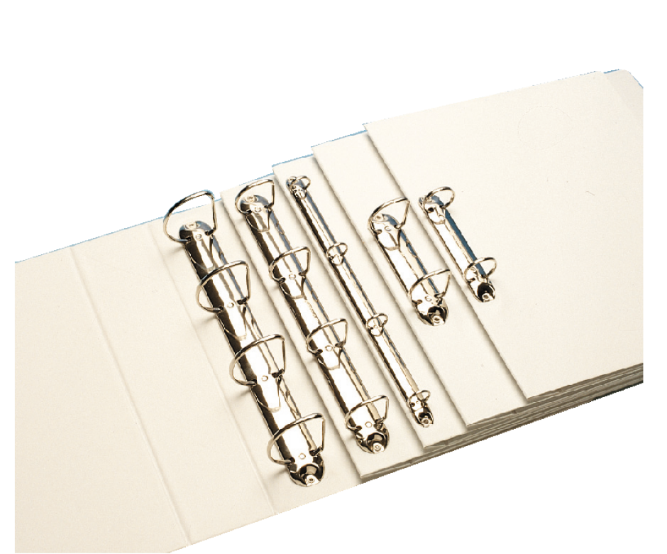 LEITZ Praesentationsringbuecher 4Ringe weiss 4,4 cm DIN A4, 6 St