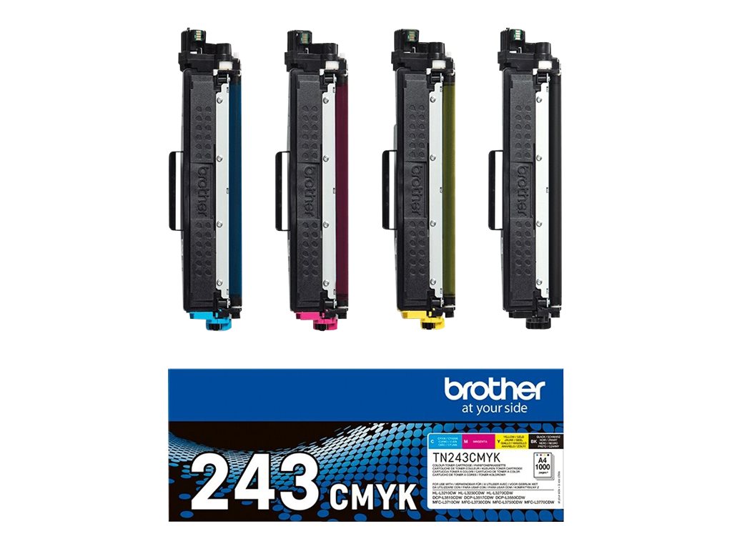 Brother TN243CMYK Value Pack - 4er-Pack - Schwarz, Gelb, Cyan, Magenta