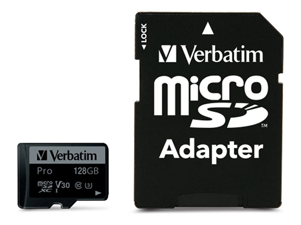 VERBATIM PRO U3 MICRO SDHC KARTE 128GB VERBATIM PRO U3 MICRO SDHC KARTE 128GB