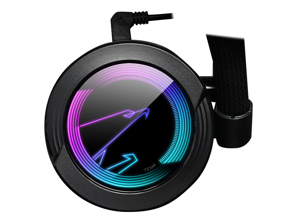 AORUS WATERFORCE 360LIQUID CPU COOLER with ARGB display