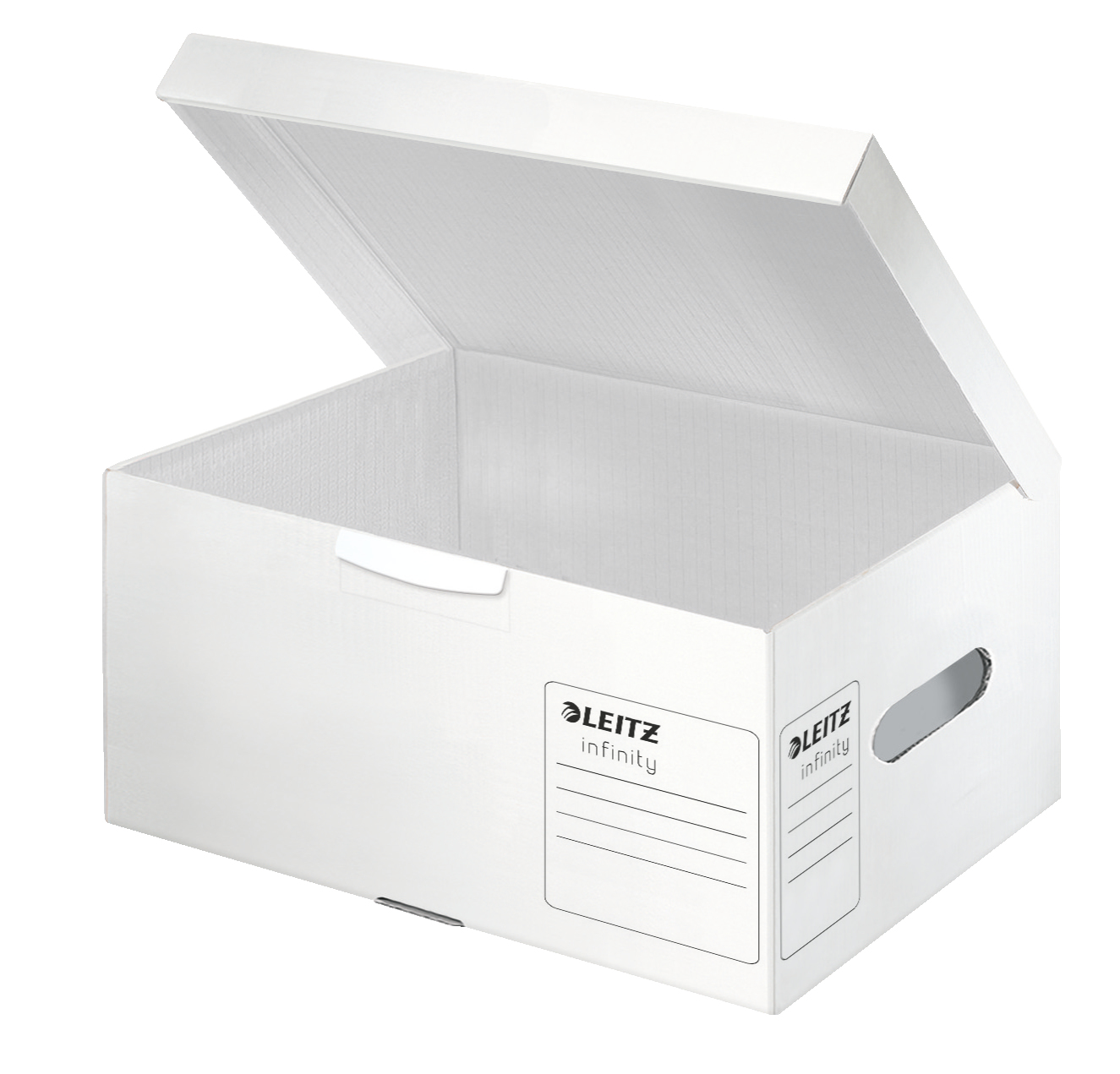 10 LEITZ Archivboxen Infinity A4 Plus weiss 35,5 x 25,5 x 19,0 cm