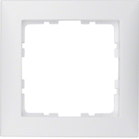 Berker Rahmen 10119909 1fach polarweiss matt Berker Rahmen 10119909 1fach polarweiss matt