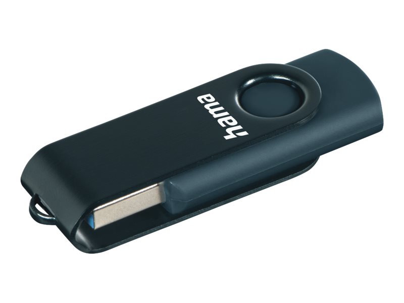 hama USB-Stick Rotate petrolblau 64 GB