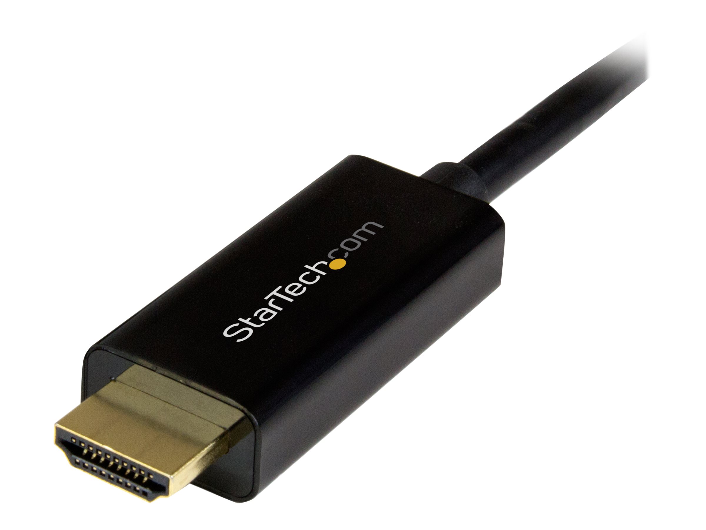 StarTech.com 2m DisplayPort auf HDMI Konverterkabel - 4K - DP auf HDMI Adapter mit Kabel - Ultra HD 4K - St/St - Videokabel - DisplayPort / HDMI - 2 m