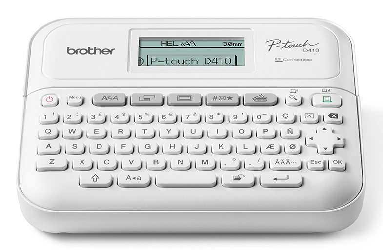 Brother Ptouch D410VP Desktop Beschriftungsgeraet mit Koffer