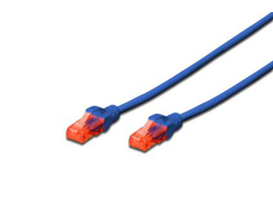 DIGITUS CAT 6 U-UTP Patchkabel Cu LSZH AWG 26/7 Länge 0,25 m Farbe Blau DIGITUS CAT 6 U-UTP Patchkabel Cu LSZH AWG 26/7 Länge 0,25 m Farbe Blau