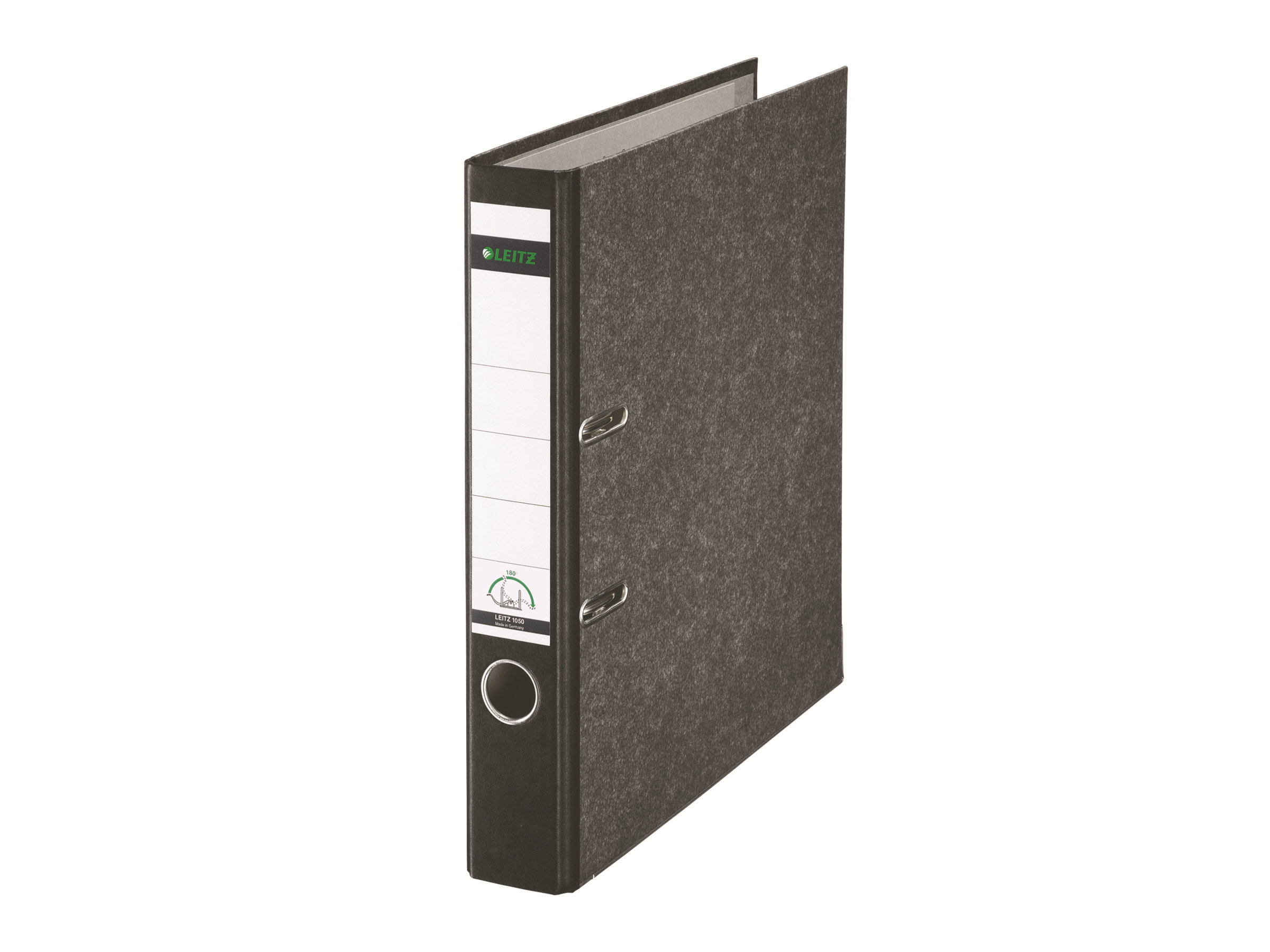 LEITZ 1050 Ordner schwarz marmoriert Karton 5,2 cm DIN A4 LEITZ 1050 Ordner schwarz marmoriert Karton 5,2 cm DIN A4