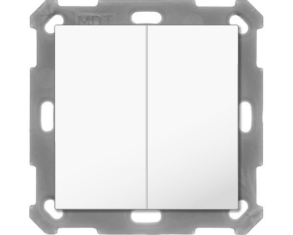 MDT technologiesTaster Light 55 2f Basic reinweiß gl neutral
