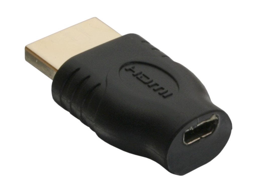 INLINE HDMI Adapter A Stecker auf Micro HDMI D Buchse vergoldete Kontakte