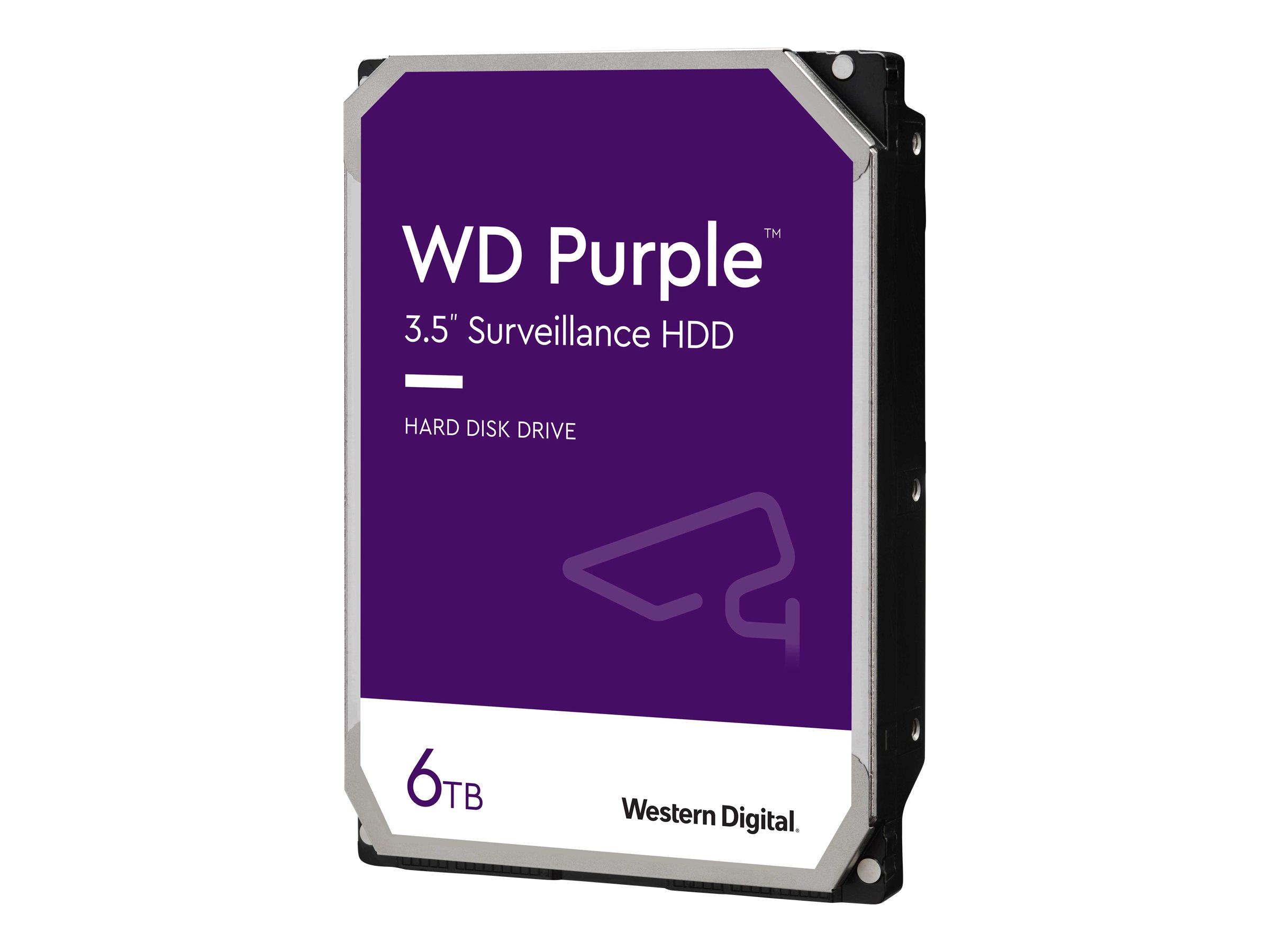 WD Purple Surveillance interneFestplatte 3,5" 6TB SATA 6 Gb/s