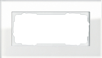 Gira Rahmen 100212 2fach o.M. Esprit Glas weiss Gira Rahmen 100212 2fach o.M. Esprit Glas weiss
