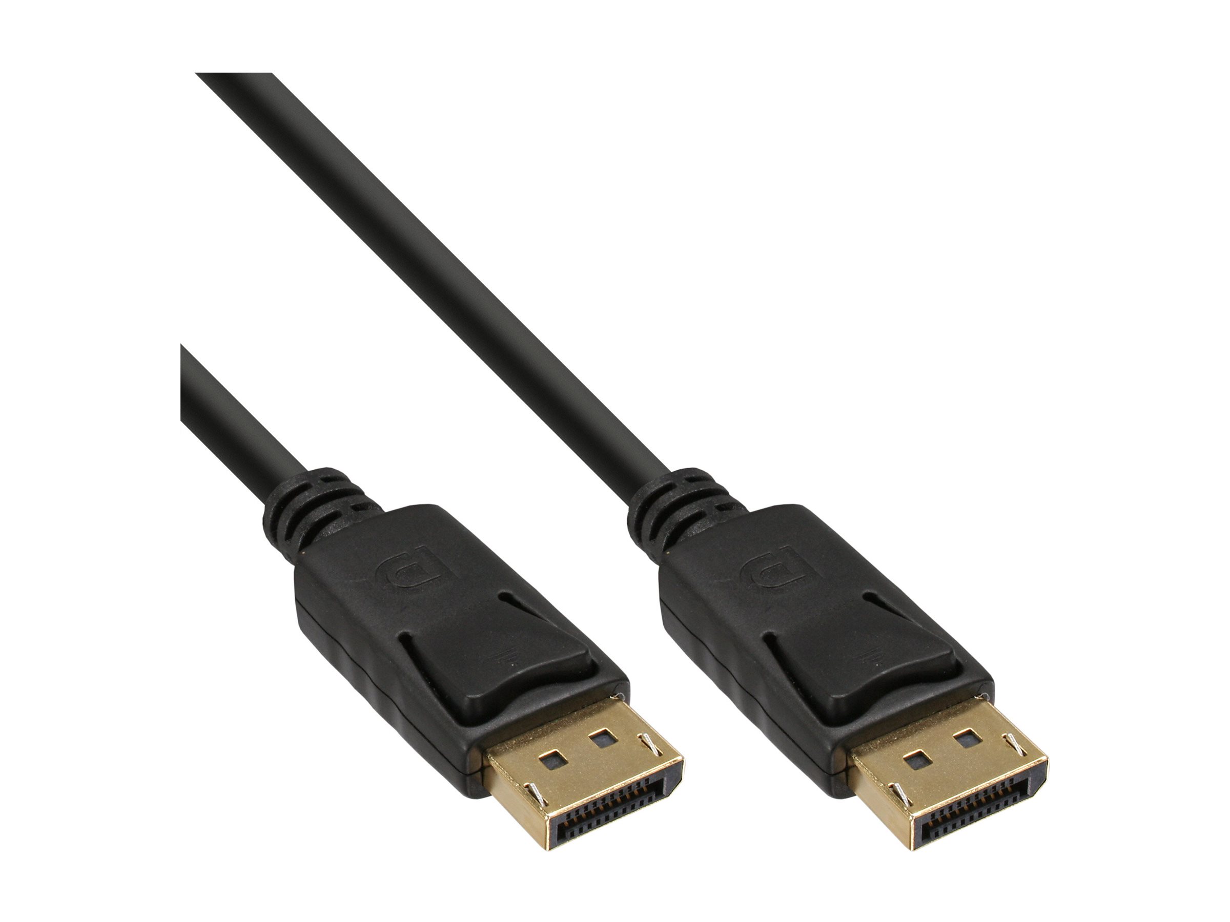 INLINE DisplayPort Kabel 4K2K vergoldete Kontakte schwarz 1m