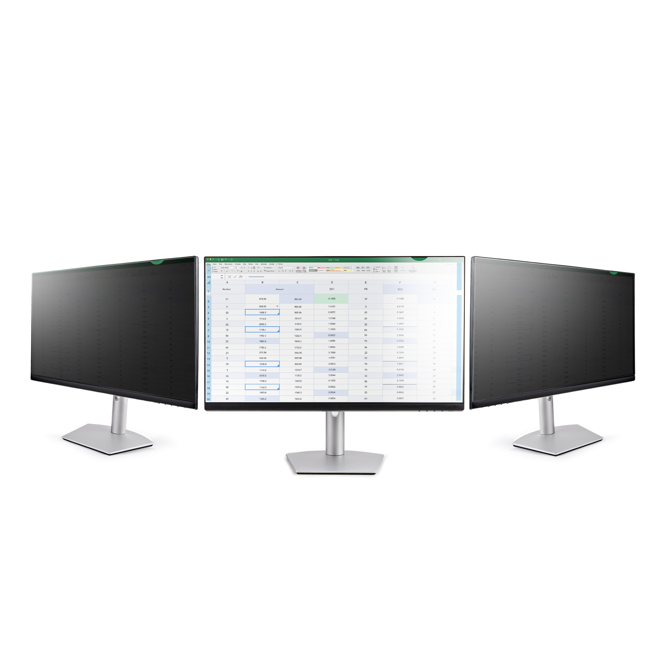 STARTECHCOM 24inch Monitor Privacy Screen Universal Matte or Glossy 169 Aspect Ratio 30 Degree Privacy Viewing Angle