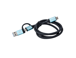 I-TEC USB-C auf USB-C Kabel mit integriertem USB 3.0 Adapter 100cm