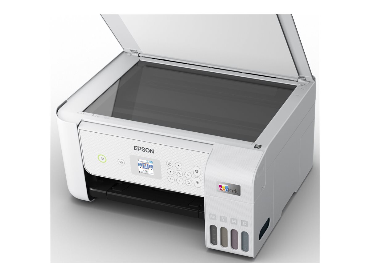 EPSON EcoTank ET-2876 MFP colour inkjet ITS A4 10ppm Print 100sheets Wi-Fi USB White