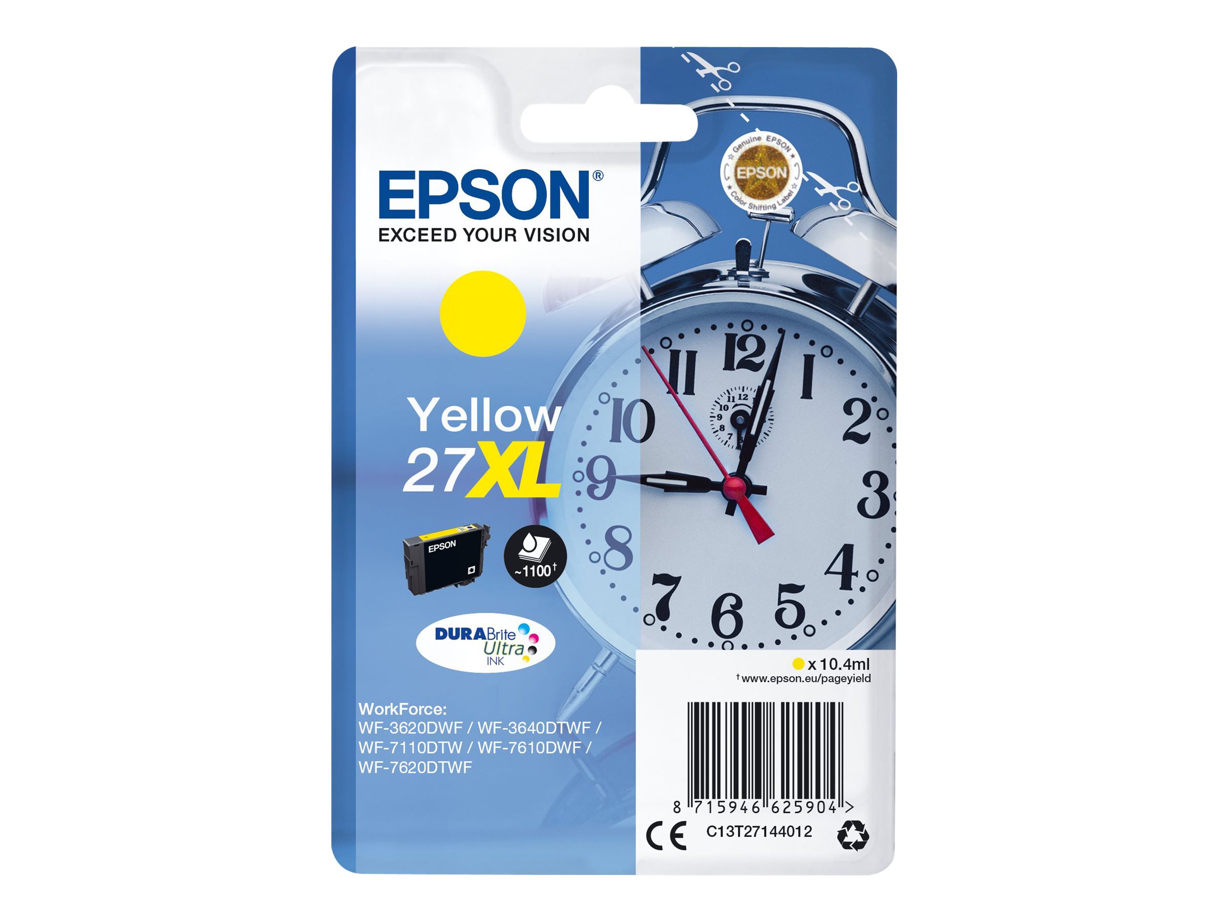 C13T27144012 EPSON WF Tinte yellow HC