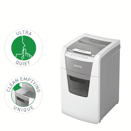 Esselte Leitz IQ Autofeed Small Office 150 Partikelschnitt P-4 weiß