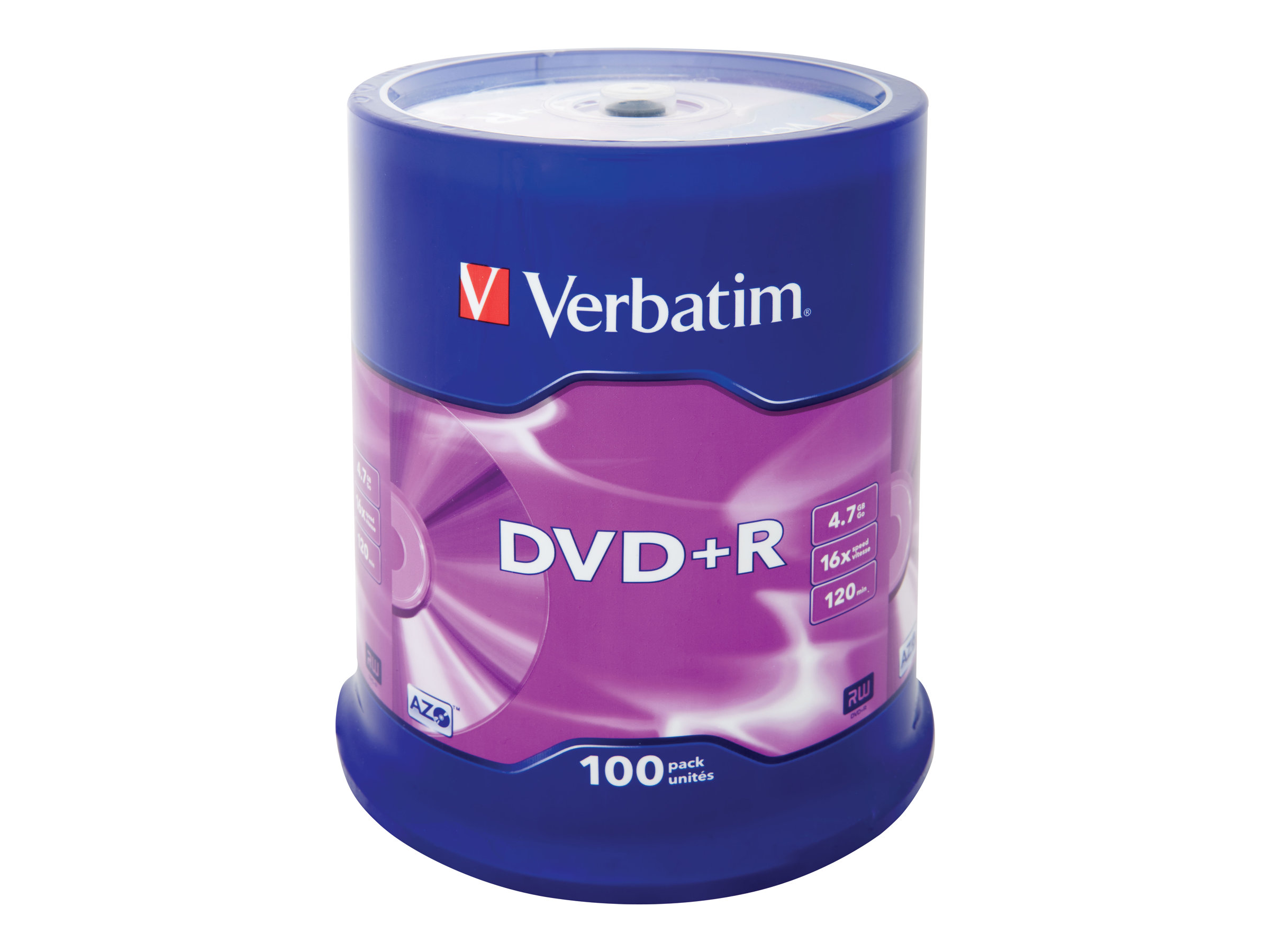 VERBATIM DVD+R 4.7GB 16x (100) SP