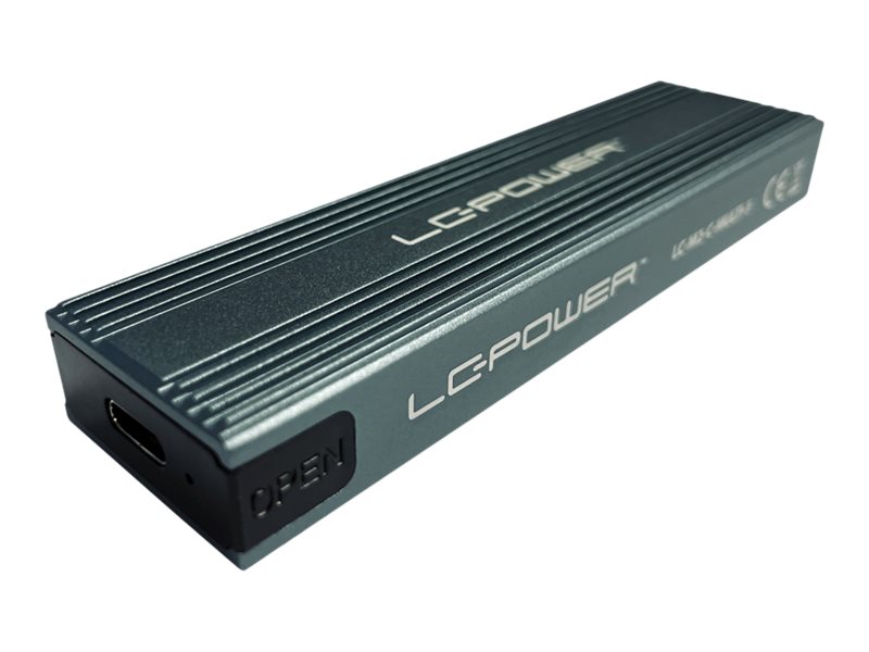 LC-Power Speichergehäuse LC-M2-C-Multi-3 - 2.5 NVMe & SATA HDDs/SSDs - USB 3.2