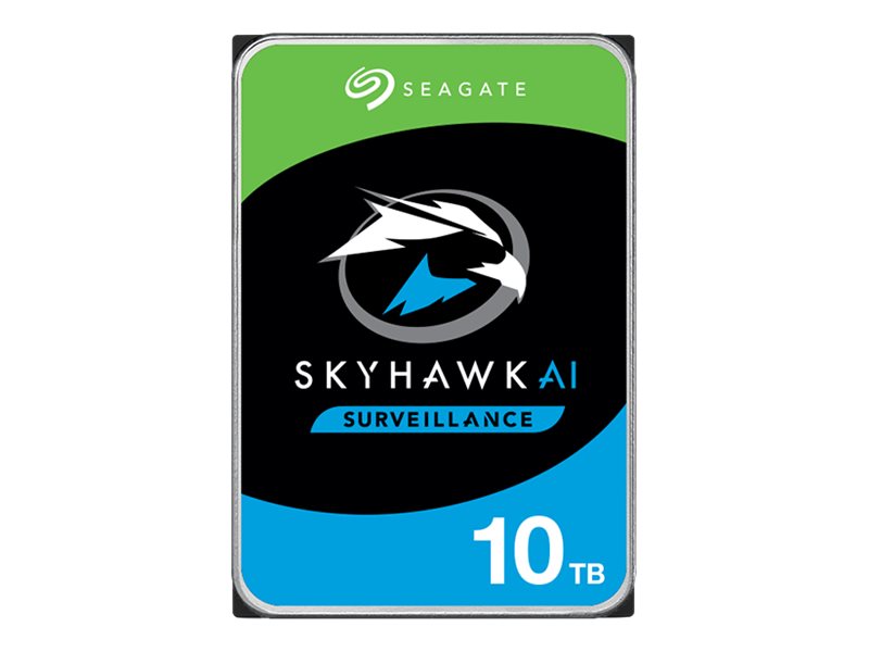 SEAGATE Surveillance AI Skyhawk 10TB HDD SATA 6Gb/s 256MB cache 8,9cm 3,5Zoll BLK SEAGATE Surveillance AI Skyhawk 10TB HDD SATA 6Gb/s 256MB cache 8,9cm 3,5Zoll BLK