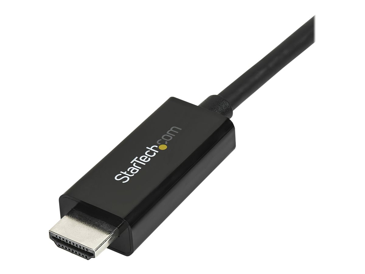 STARTECH.COM Mini DisplayPort auf HDMI Adapterkabel - Mini DP zu HDMI Adapter Kabel - 3m - Ultra HD 4K 30Hz - Schwarz