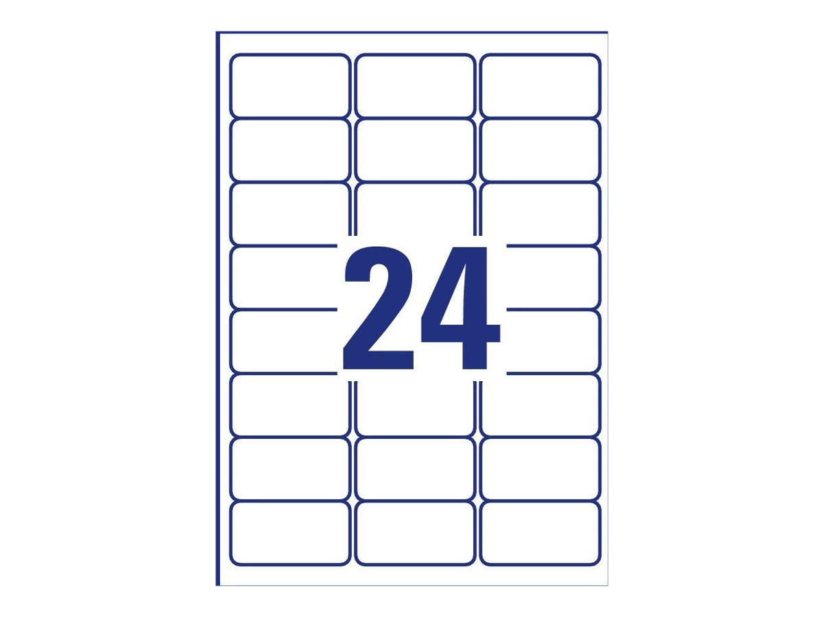 192 AVERY Zweckform wetterfeste Folienetiketten L4773-8 weiss 63,5 x 33,9 mm 192 AVERY Zweckform wetterfeste Folienetiketten L4773-8 weiss 63,5 x 33,9 mm