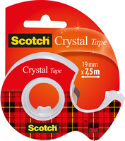Scotch Klebefilmabroller Crystal Tape rot Scotch Klebefilmabroller Crystal Tape rot