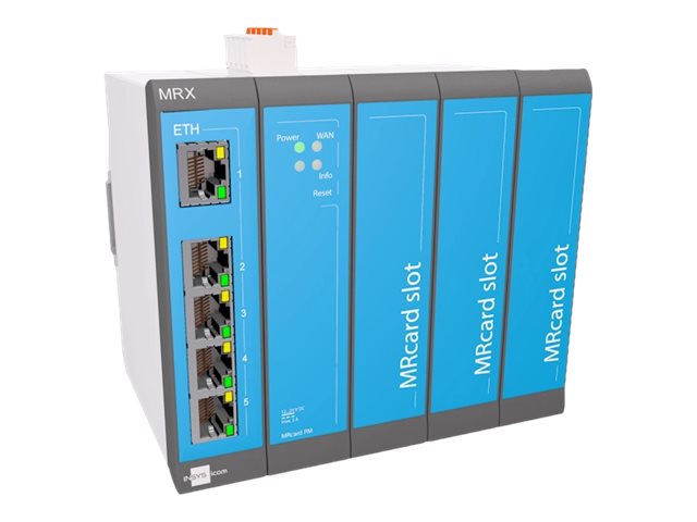 INSYS icom MRX5 LAN modularer LAN to LAN Router VPN Option INSYS icom MRX5 LAN modularer LAN to LAN Router VPN Option