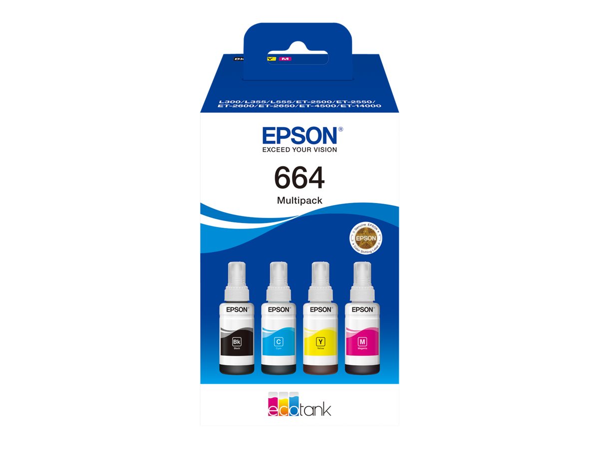 C13T664640 EPSON ET664 EcoTank Tinte (4) C13T664640 EPSON ET664 EcoTank Tinte (4)