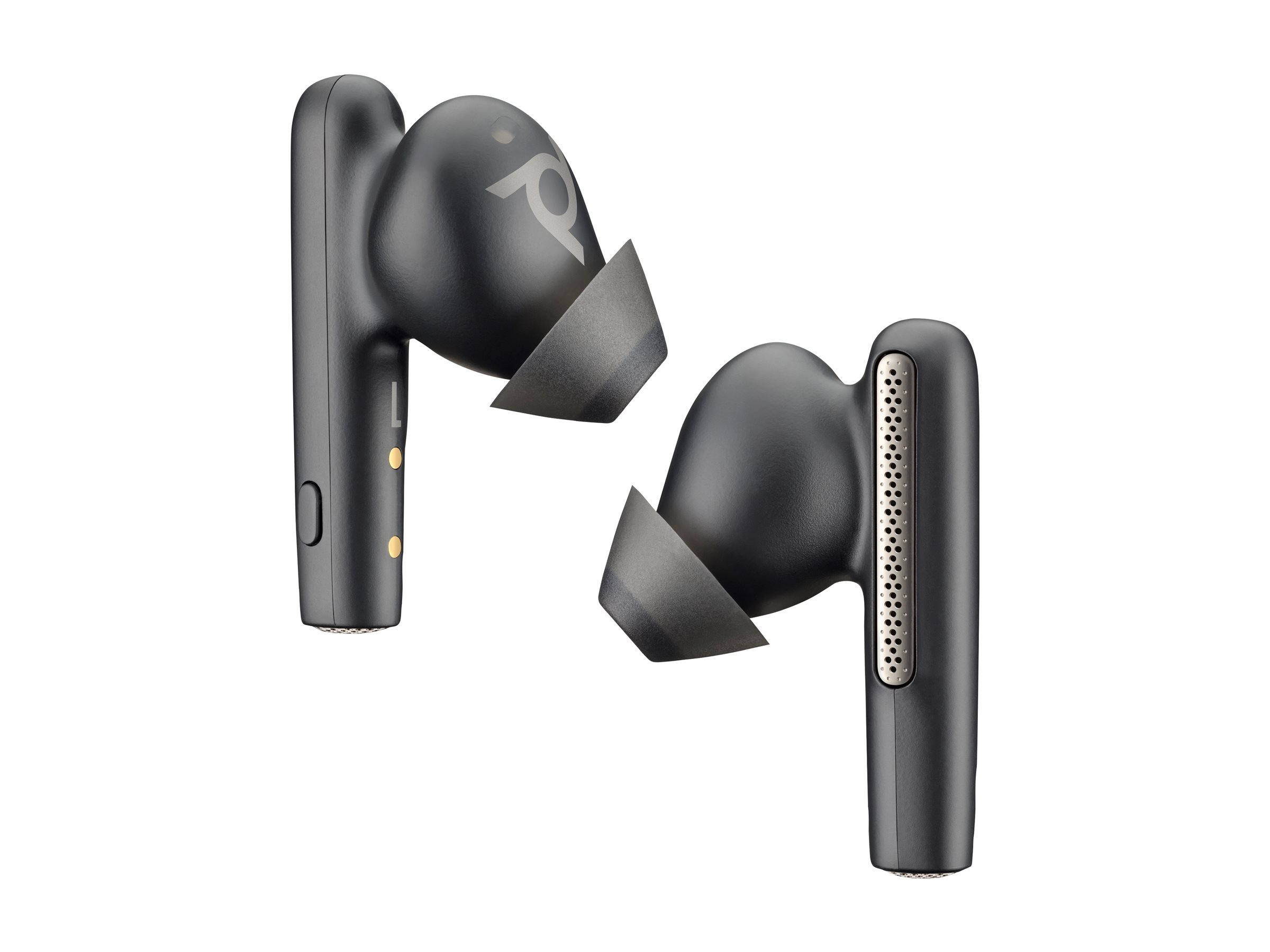 HP Poly Voyager Free 60+ UC Carbon Black Earbuds +BT700 USB-C Adapter +Touchscreen Charge Case