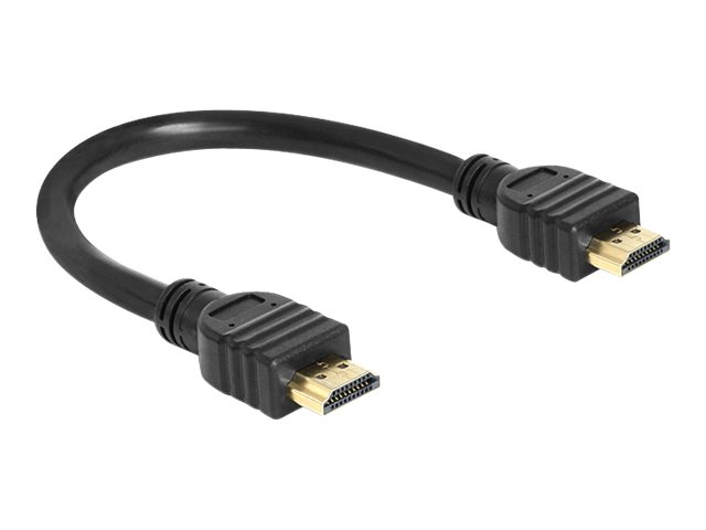Delock Kabel HDMI A Stecker > HDMI A Stecker 4K 25 cm Delock Kabel HDMI A Stecker > HDMI A Stecker 4K 25 cm