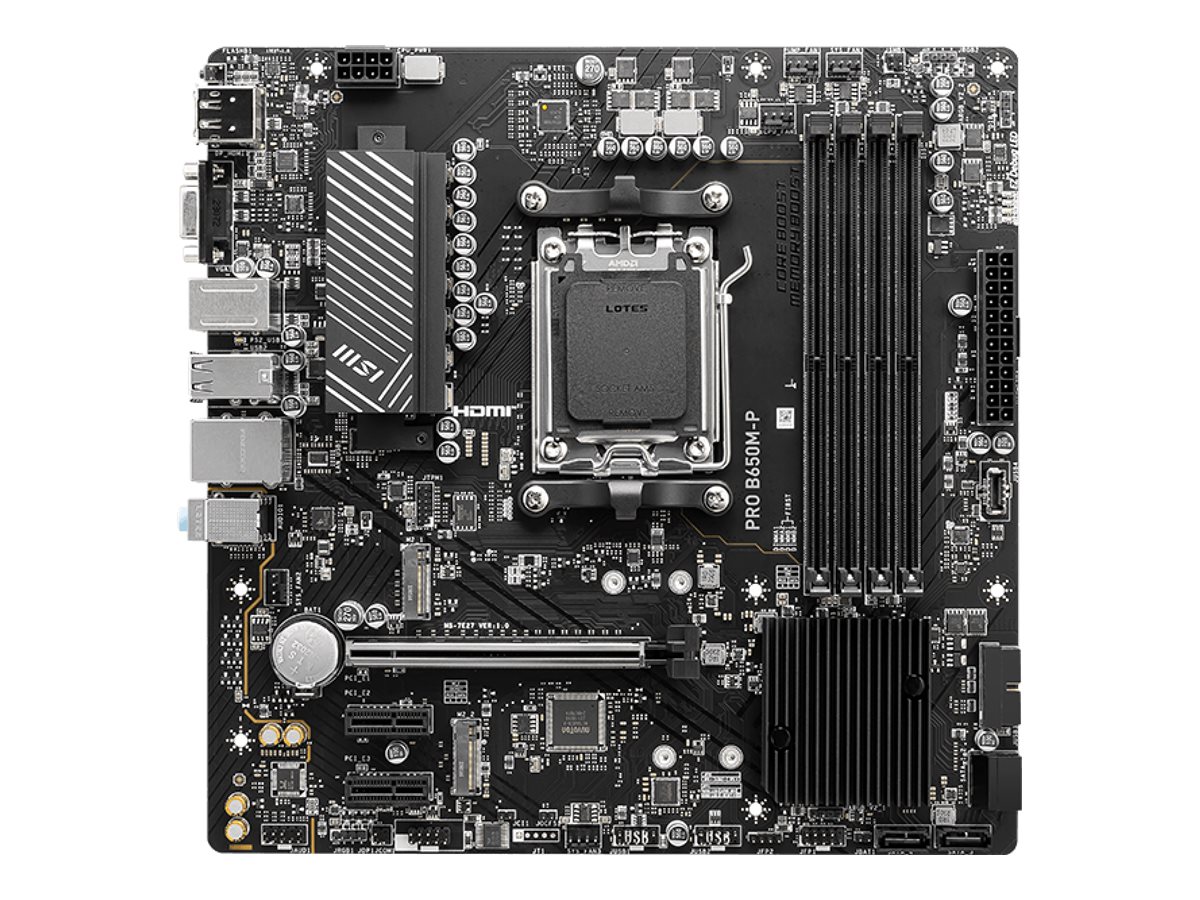MSI PRO B650M-P AM5 DDR5 mATX MSI PRO B650M-P AM5 DDR5 mATX