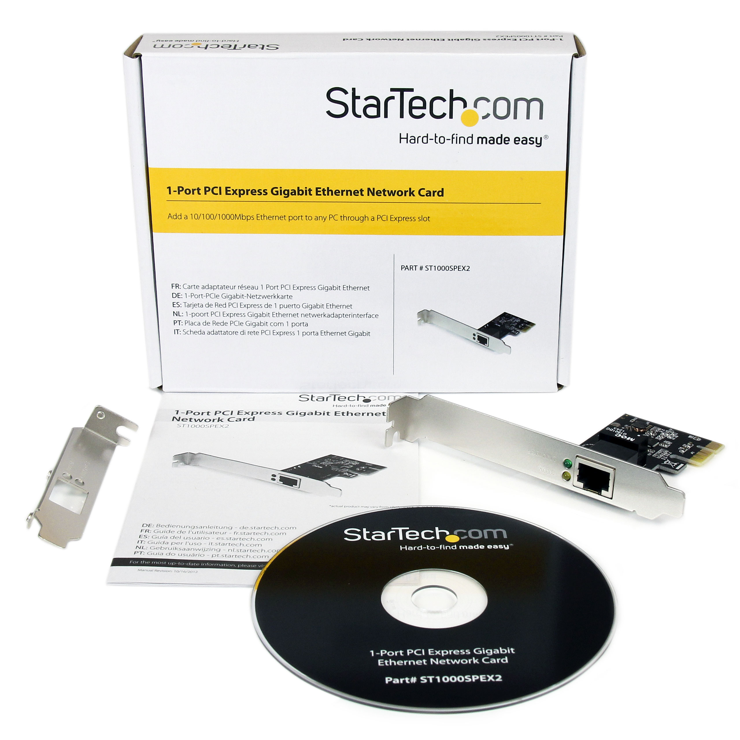STARTECHCOM ST1000SPEX2 1 Port PCI Express Gigabit Network Card