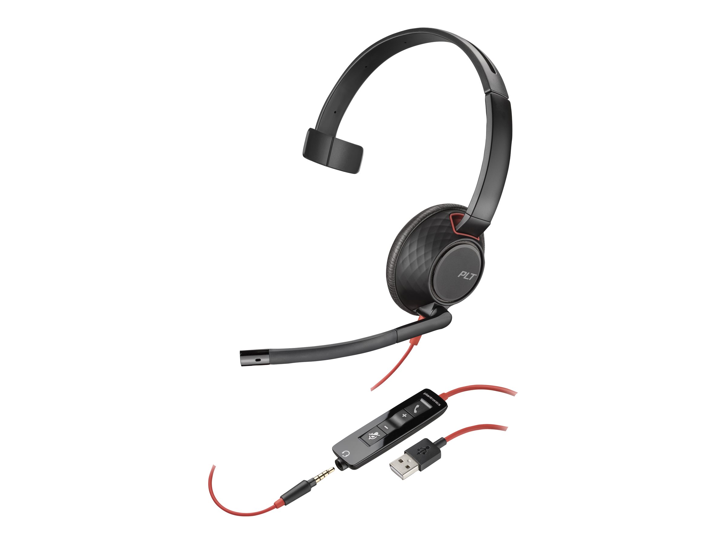HP Poly Blackwire C5210 USB-A und 3.5mm Klinken Anschluss