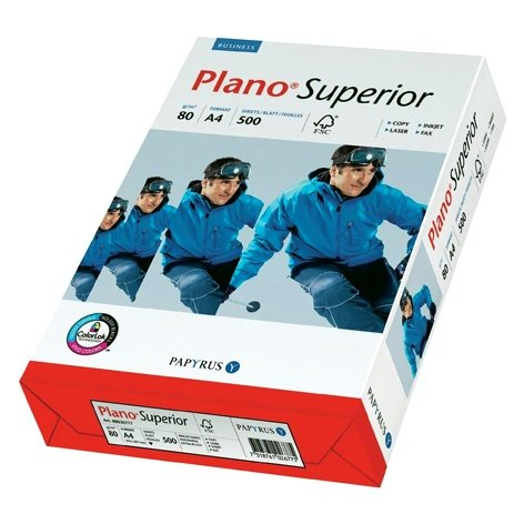Plano® Kopierpapier Superior DIN A4 60 g/qm 500 Blatt Plano® Kopierpapier Superior DIN A4 60 g/qm 500 Blatt