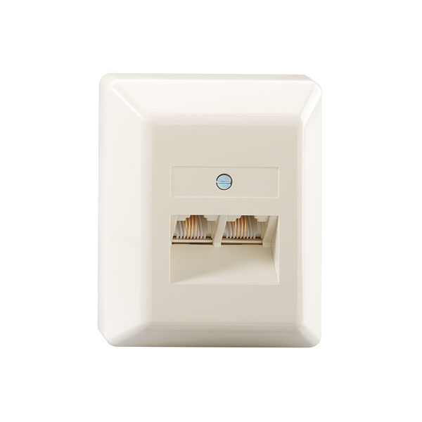 Rutenbeck Anschlussdose IAE/UAE 2x8 (4) TRS Ap rw Rutenbeck Anschlussdose IAE/UAE 2x8 (4) TRS Ap rw