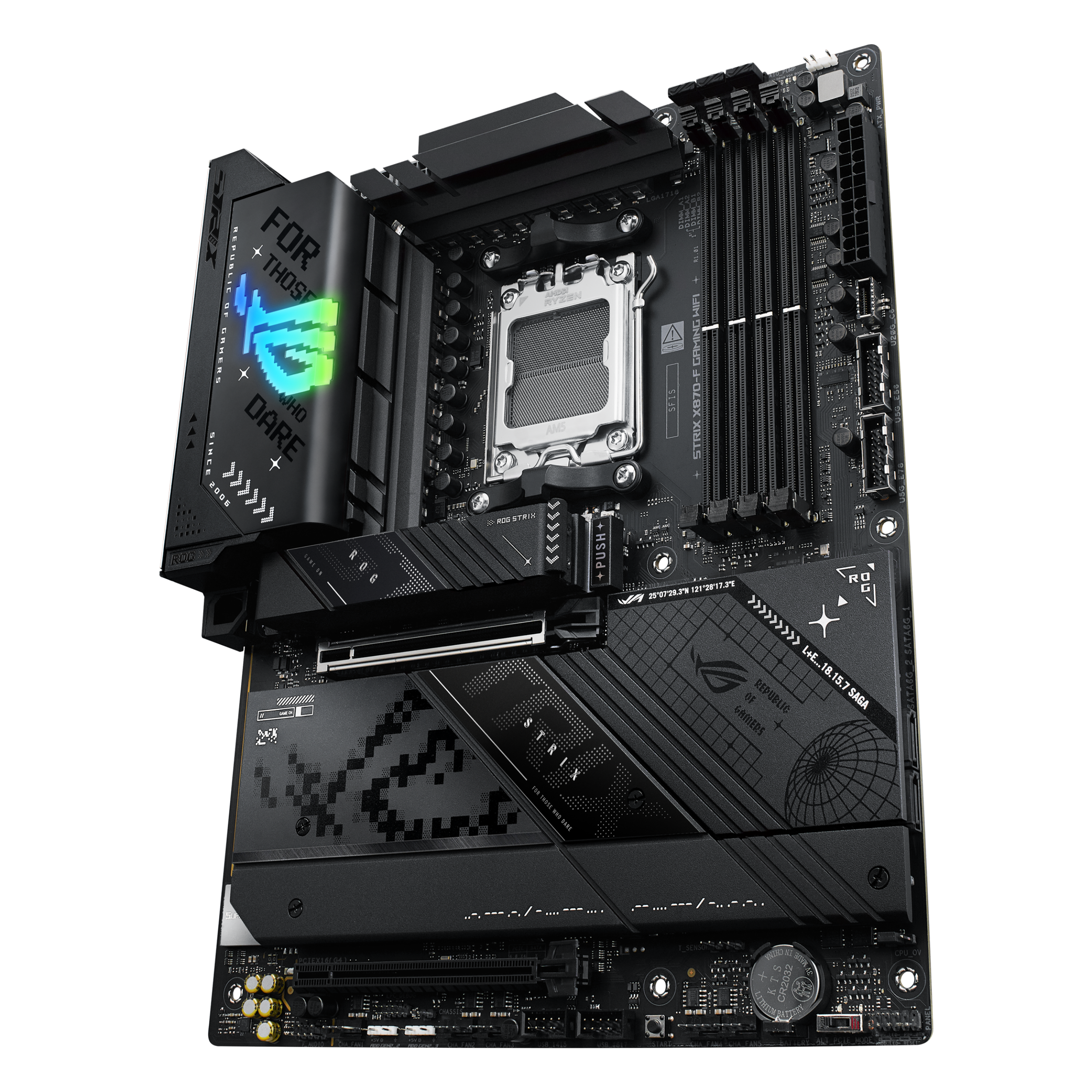 ASUS ROG STRIX X870-F GAMING WIFI Wi-Fi 7 USB-C 3.2 Gen 2x2 2.5 Gigabit LAN
