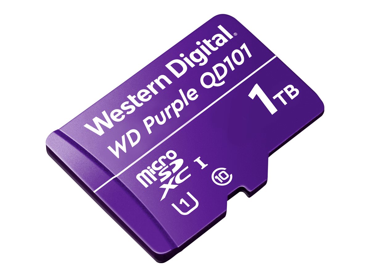 WD Purple 1TB Surveillance microSD XC Class - 10 UHS 1