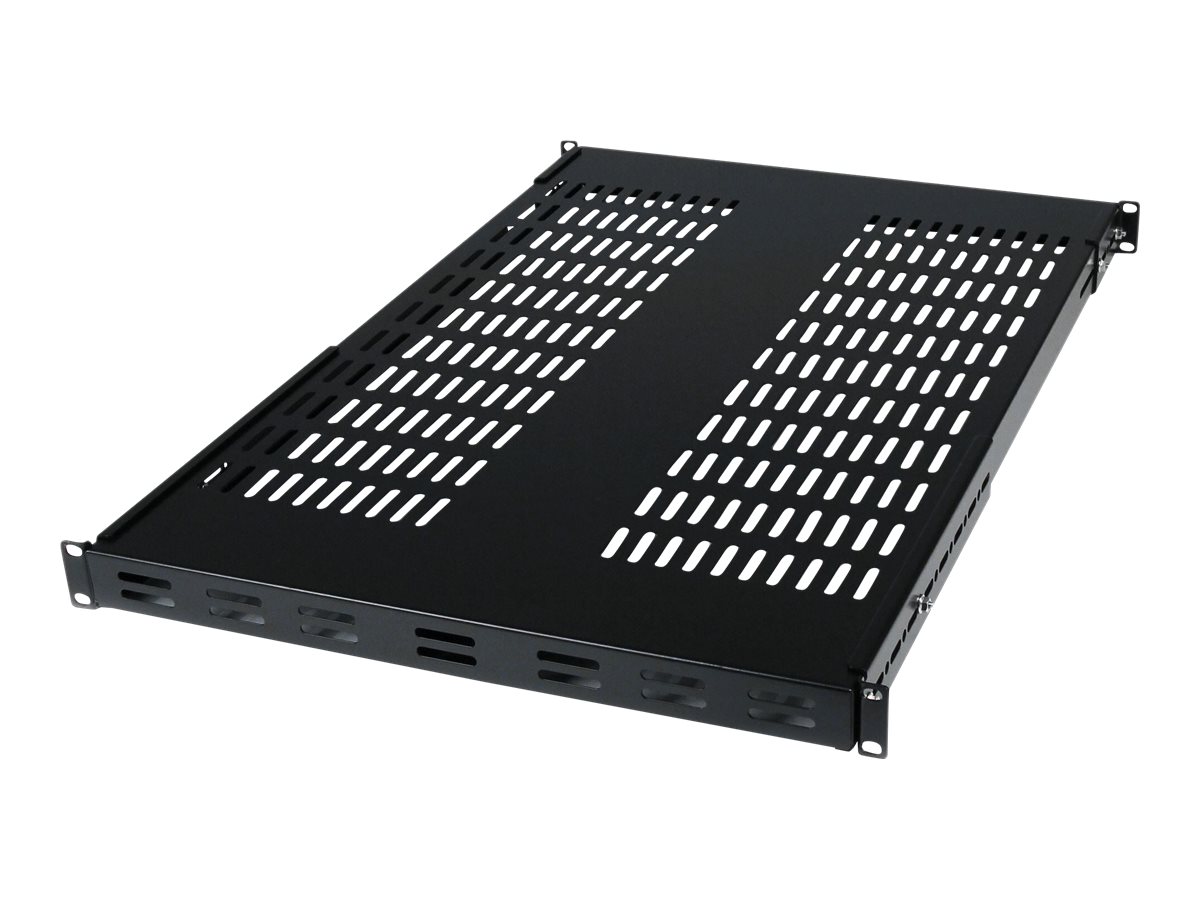 STARTECH.COM 19 Zoll Schwerlast Fachboden tiefenverstellbar für Serverschrank mit Lüftungsschlitzen