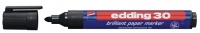 edding BrilliantPaperMarker 30 Permanentmarker schwarz 1,5 3,0 mm, 10 St