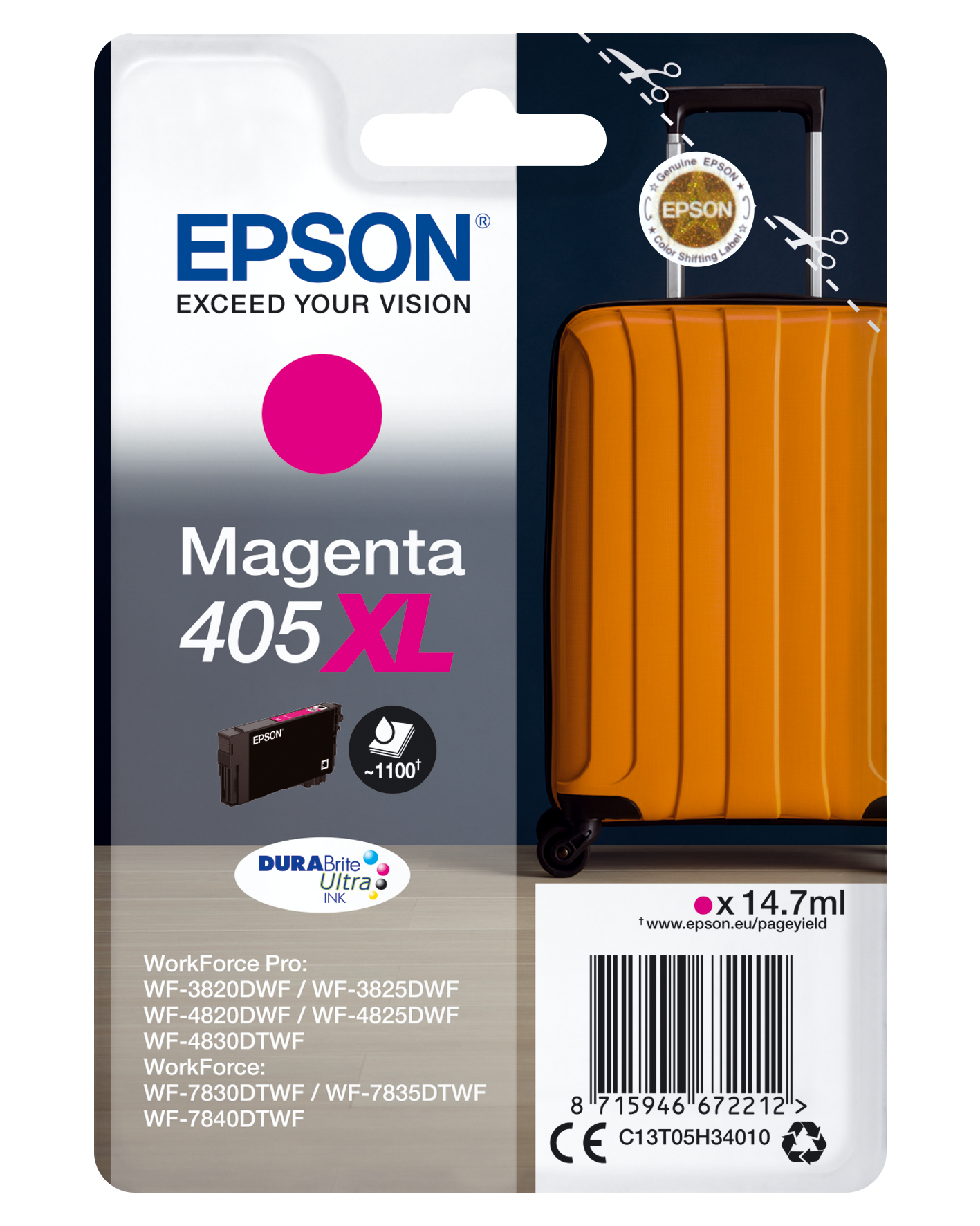 C13T05H34010 EPSON Nr405XL WF Tinte