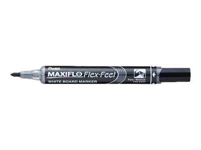 Pentel MAXIFLO Flex-Feel Whiteboard-Marker schwarz 2,0 - 5,0 mm, 1 St. Pentel MAXIFLO Flex-Feel Whiteboard-Marker schwarz 2,0 - 5,0 mm, 1 St.
