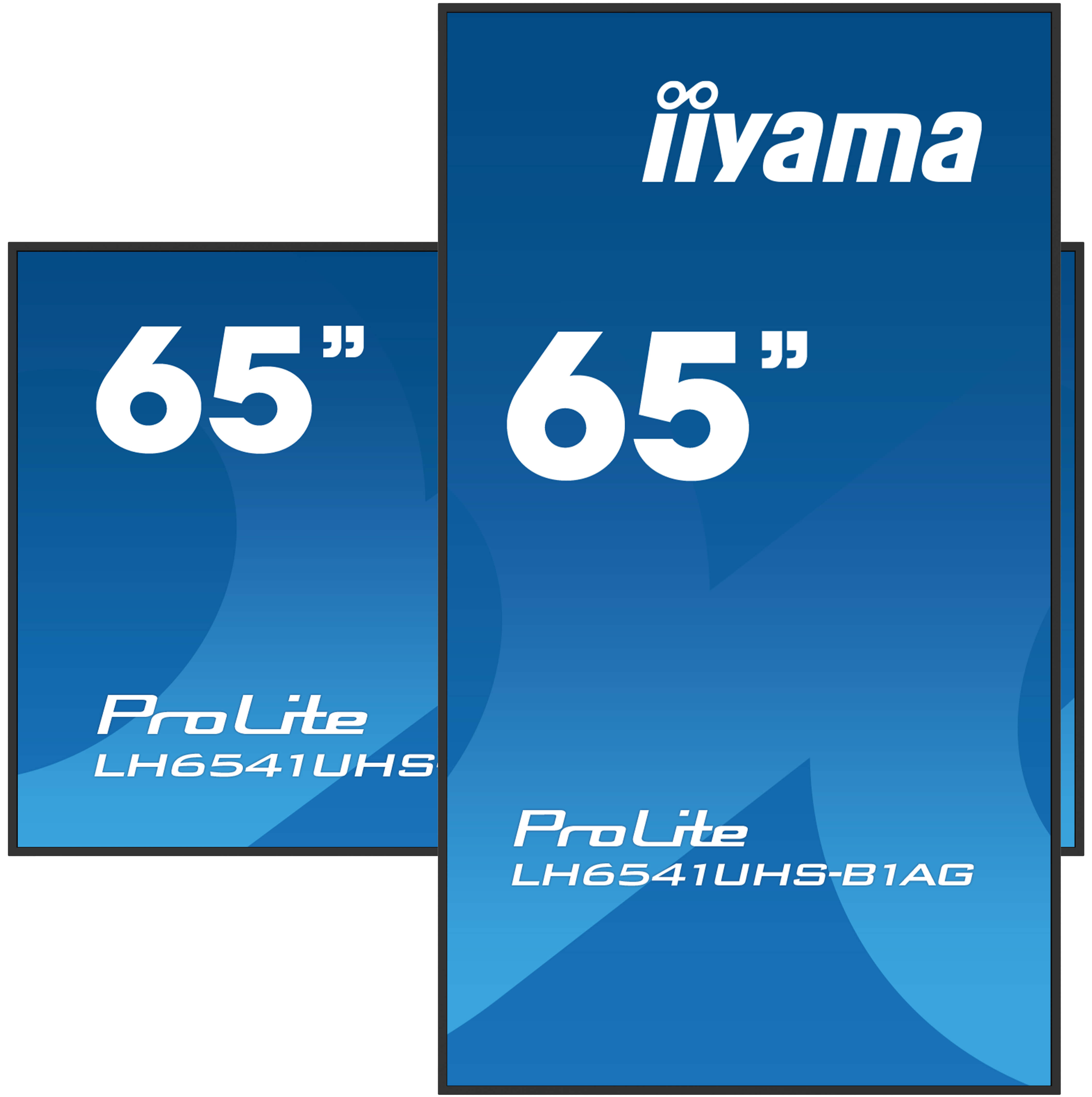 IIYAMA LH6541UHSB1AG 165,1cm 65Zoll 3840x2160 4K UHD IPS panel 1perc Haze Landscape and Portrait mode Speakers 2x 10W 3x HDMI