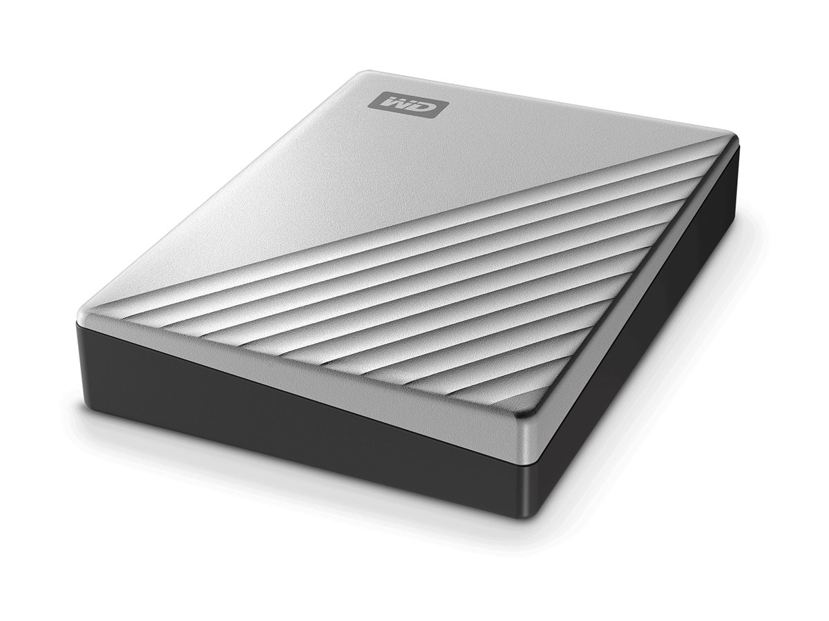 WD My Passport Ultra Mac 6TB Silver USB-C/USB3.0 HDD 6,35cm 2,5Zoll Metal finish RTL portable external WD My Passport Ultra Mac 6TB Silver USB-C/USB3.0 HDD 6,35cm 2,5Zoll Metal finish RTL portable external