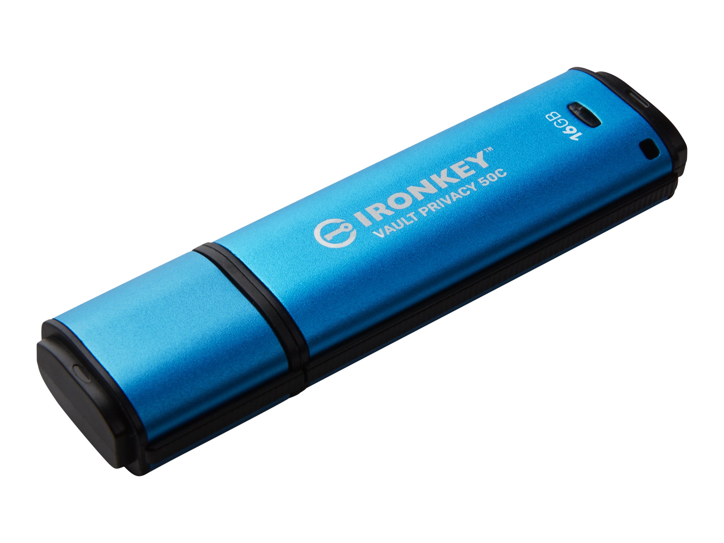 KINGSTON 16GB USB-C IronKey Vault Privacy 50C AES-256 Encrypted FIPS 197